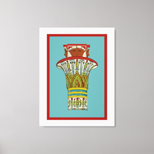 Egyptisch siernet #3 op Emporio Moffa Canvas Afdruk (Voorkant)