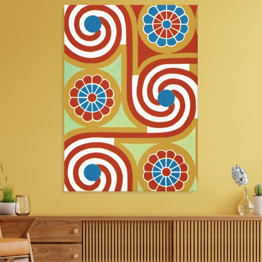 Egyptisch siernet #4 op Emporio Moffa Canvas Afdruk (Insitu (Woonkamer))