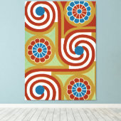 Egyptisch siernet #4 op Emporio Moffa Canvas Afdruk (Insitu (Houten vloer))