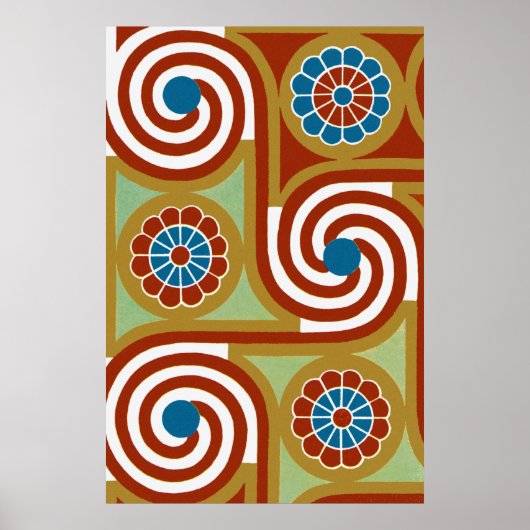 Egyptisch siernet #4 op Emporio Moffa Poster (Voorkant)