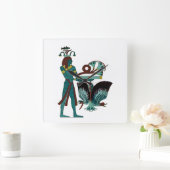 Egyptisch siernet #5 op Emporio Moffa Vierkante Klok (Huis)