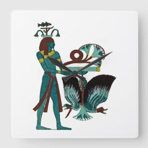 Egyptisch siernet #5 op Emporio Moffa Vierkante Klok