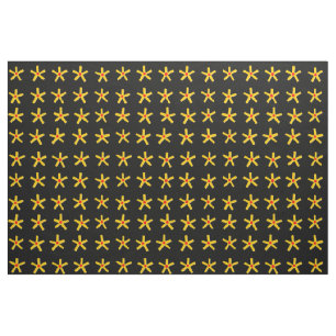 Egyptisch Star-patroon - zwart Stof
