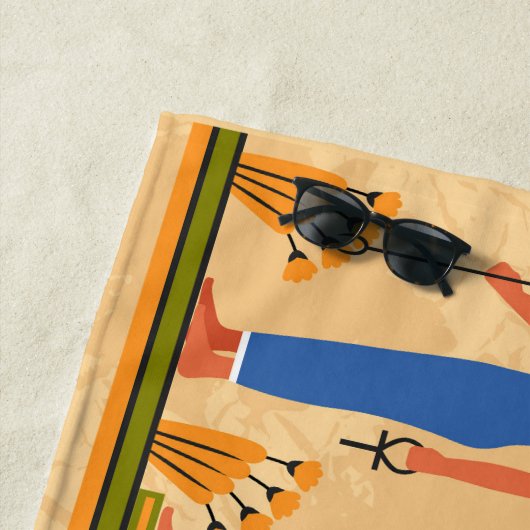 Egyptisch Strandlaken (In situ)