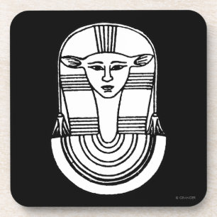 Egyptisch symbool: Hathor Onderzetter