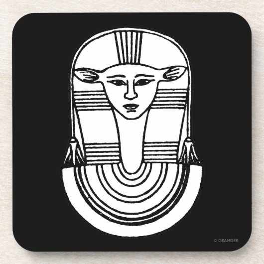 Egyptisch symbool: Hathor Onderzetter (Voorkant)