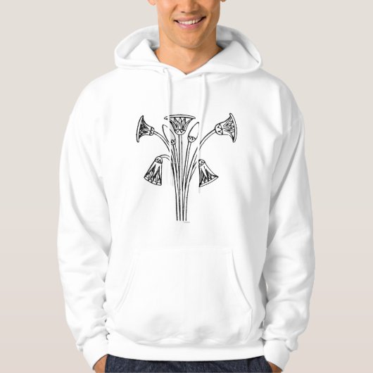 Egyptisch symbool: Lotus Hoodie (Voorkant)