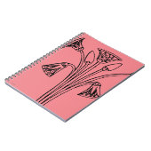 Egyptisch symbool: Lotus Notitieboek (Linkerzijde)