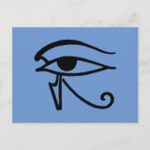 Egyptisch symbool: Utchat Briefkaart (Voorkant)