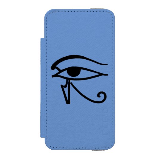 Egyptisch symbool: Utchat Incipio iPhone Portemonnee Hoesje (Voorkant Agenda)