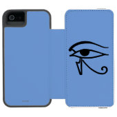 Egyptisch symbool: Utchat Incipio iPhone Portemonnee Hoesje (Agenda Open)