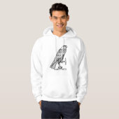 Egyptisch symbool: valk hoodie (Voorkant volledig)
