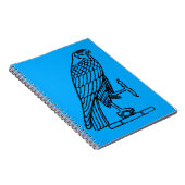 Egyptisch symbool: valk notitieboek (Rechterzijde)