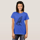 Egyptisch symbool: valk t-shirt (Voorkant volledig)