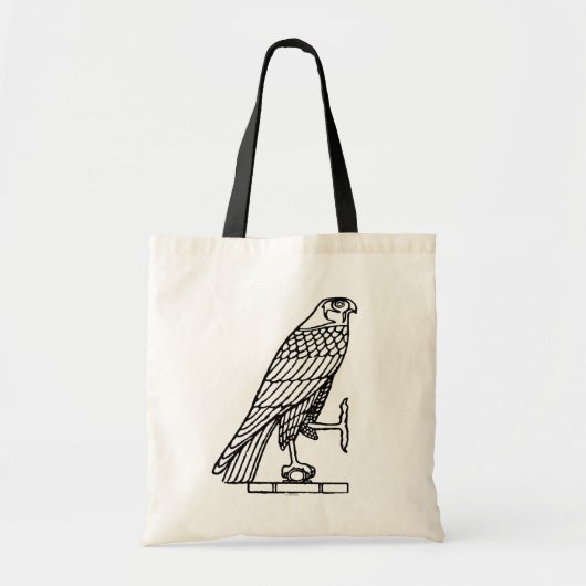 Egyptisch symbool: valk tote bag (Voorkant)
