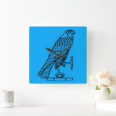 Egyptisch symbool: valk vierkante klok (Huis)
