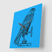 Egyptisch symbool: valk vierkante klok (Hoek)