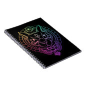 Egyptisch symbool voor gebitsbedekking met kat Hor Notitieboek (Rechterzijde)