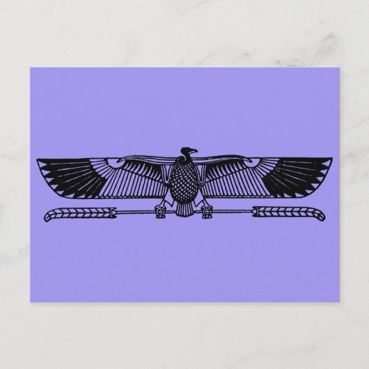 Egyptisch symbool: Vulture Briefkaart (Voorkant)