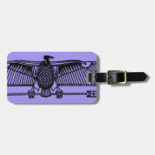 Egyptisch symbool: Vultuur Bagagelabel (Voorkant horizontaal)