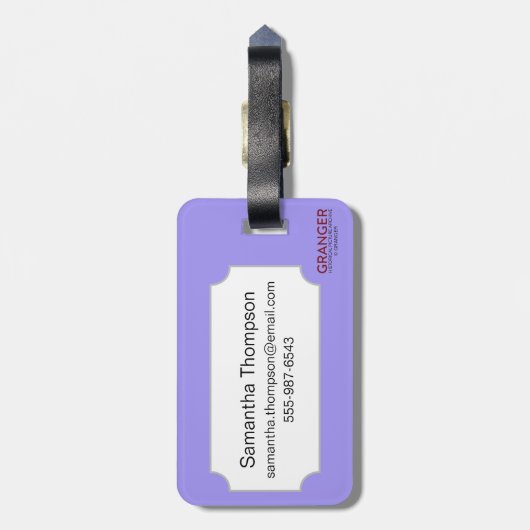 Egyptisch symbool: Vultuur Bagagelabel (Achterkant verticaal)