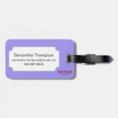 Egyptisch symbool: Vultuur Bagagelabel (Achterkant horizontaal)