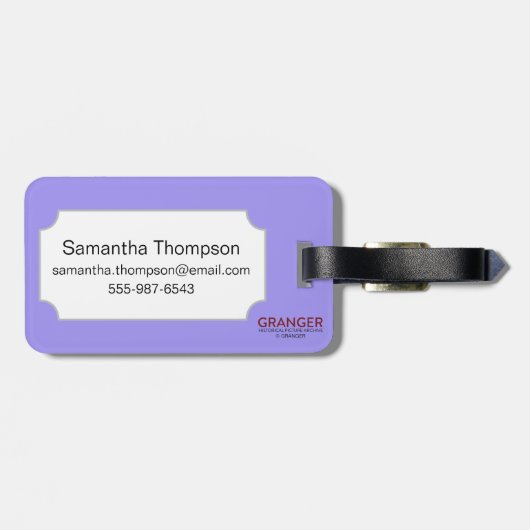 Egyptisch symbool: Vultuur Bagagelabel (Achterkant horizontaal)