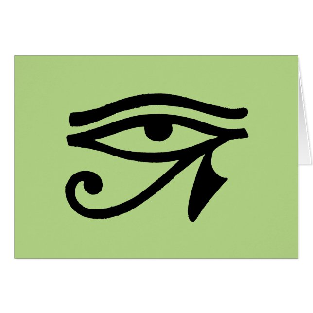 Egyptisch symbool: Wedjat (Voorkant Horizontaal)
