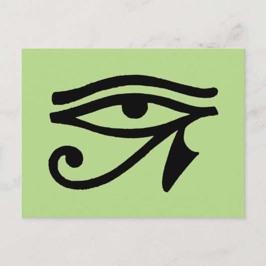 Egyptisch symbool: Wedjat Briefkaart (Voorkant)