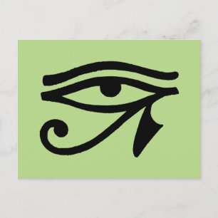 Egyptisch symbool: Wedjat Briefkaart