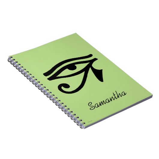 Egyptisch symbool: Wedjat Notitieboek (Rechterzijde)