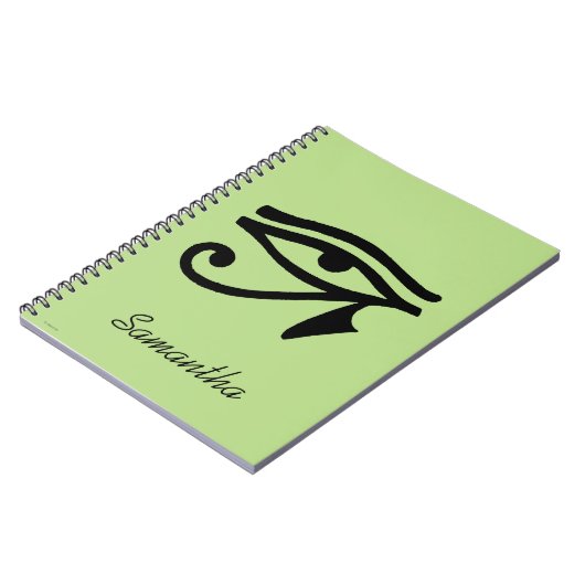 Egyptisch symbool: Wedjat Notitieboek (Linkerzijde)