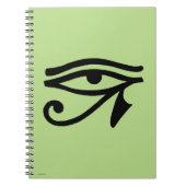 Egyptisch symbool: Wedjat Notitieboek (Voorkant)