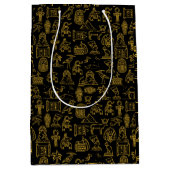 Egyptisch Symboolpatroon voor schrijfwijze Medium Cadeauzakje (Voorkant)