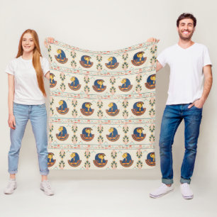 Egyptisch Tefnotenpatroon Fleece Deken