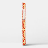 Egyptisch tegelpatroon, koraal-sinaasappel Case-Mate iPhone case (Achterkant / Links)