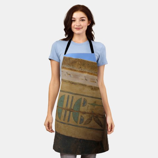 Egyptisch Temple Hieroglyphs Schort (Gedragen)