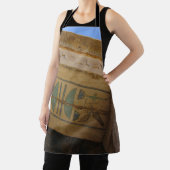 Egyptisch Temple Hieroglyphs Schort (Insitu)