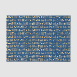 Egyptisch thema feest met goud folie tissuepapier