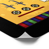 Egyptisch Thema Graphic Art Poster (Hoek)