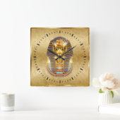 Egyptisch themawanddecor vierkante klok (Huis)