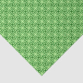 Egyptisch Tile Pattern, Emerald and Lime Green Tissuepapier (Detail)