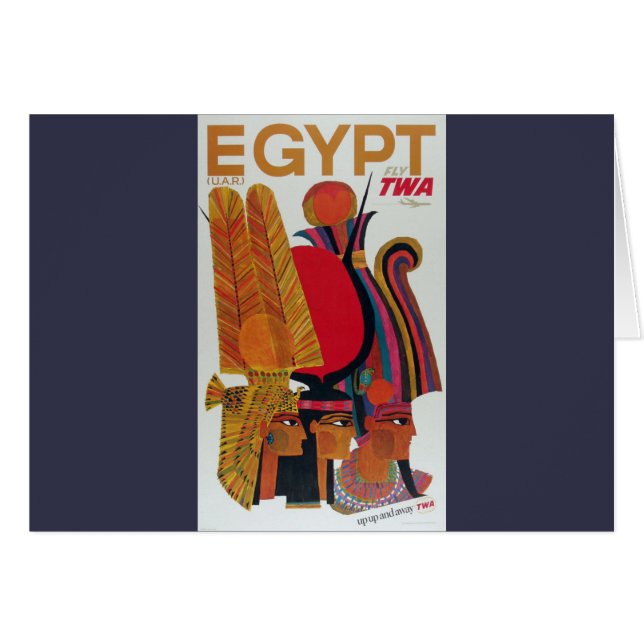 Egyptisch  toerisme in de luchtvaartantenne (Voorkant Horizontaal)