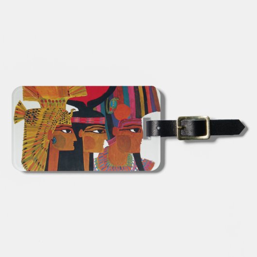 Egyptisch  toerisme in de luchtvaartantenne bagagelabel (Voorkant horizontaal)