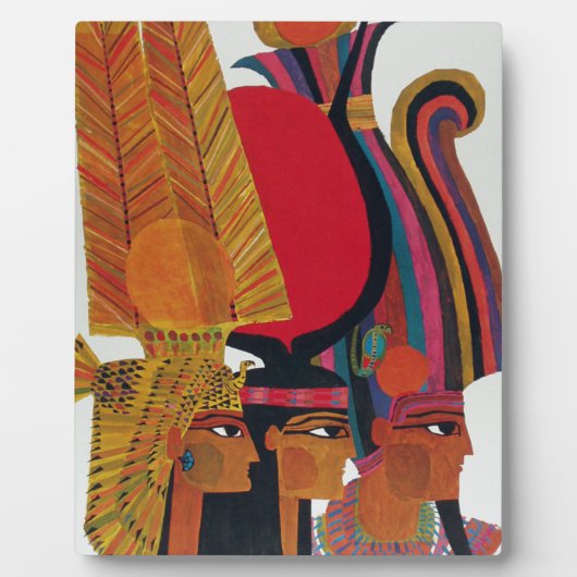 Egyptisch  toerisme in de luchtvaartantenne fotoplaat (Voorkant)