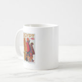 Egyptisch  toerisme in de luchtvaartantenne koffiemok (Voorkant links)