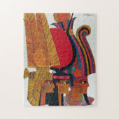 Egyptisch  toerisme in de luchtvaartantenne legpuzzel (Verticaal)