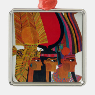 Egyptisch  toerisme in de luchtvaartantenne metalen ornament