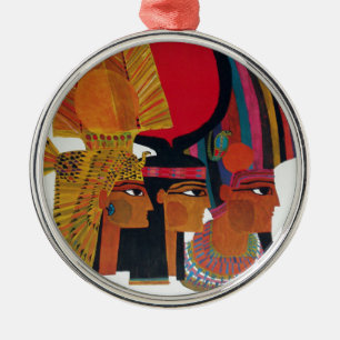 Egyptisch  toerisme in de luchtvaartantenne metalen ornament