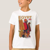 Egyptisch  toerisme in de luchtvaartantenne t-shirt (Voorkant)